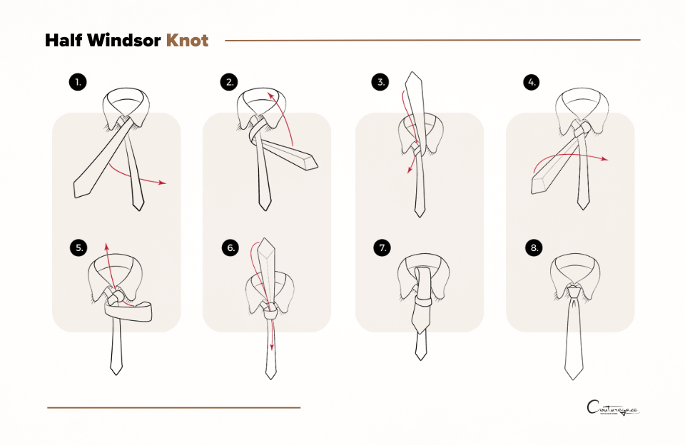 Half Windsor Knot Half Windsor Knot