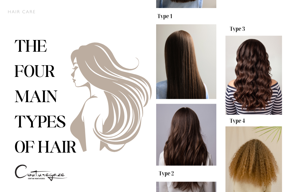 The Four Main Types of Hair